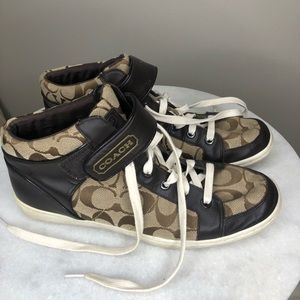 Coach Woman’s High top Sneakers US9.5